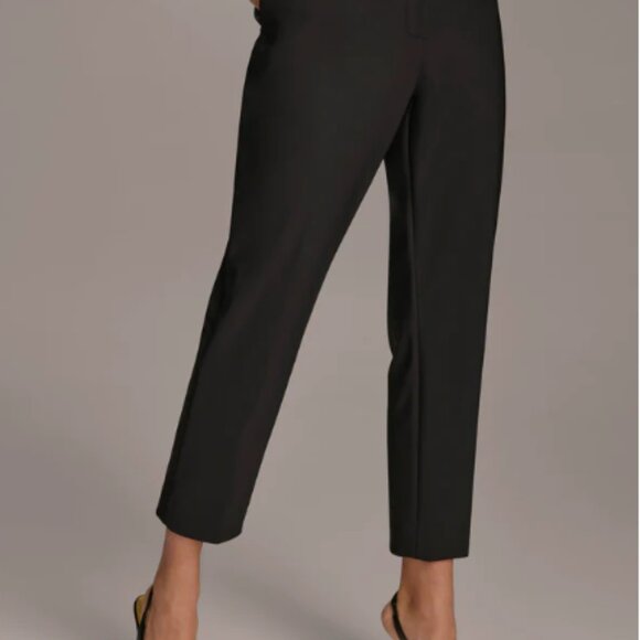 Donna Karan New York Black Slim-Leg Ankle Pants in Size 6 Regular - Picture 9 of 13